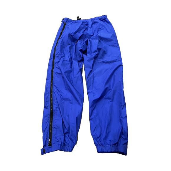 Vintage REI Blue Mens L Thaw Gore-Tex Waterproof Side Zip Pants Size XS USA - Picture 1 of 13